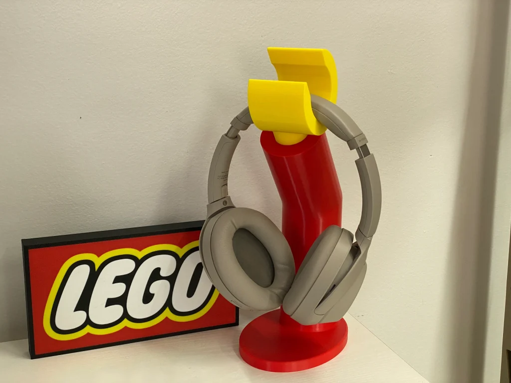 Suporte Headset Braço Lego em Impressão 3D